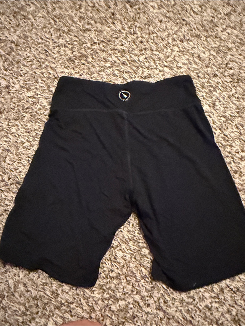 High-Rise Black Bike Shorts for Women - Stretch Performance - Picture 4 of 4